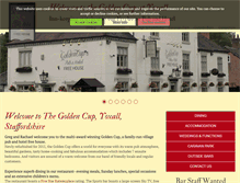 Tablet Screenshot of goldencupyoxall.co.uk